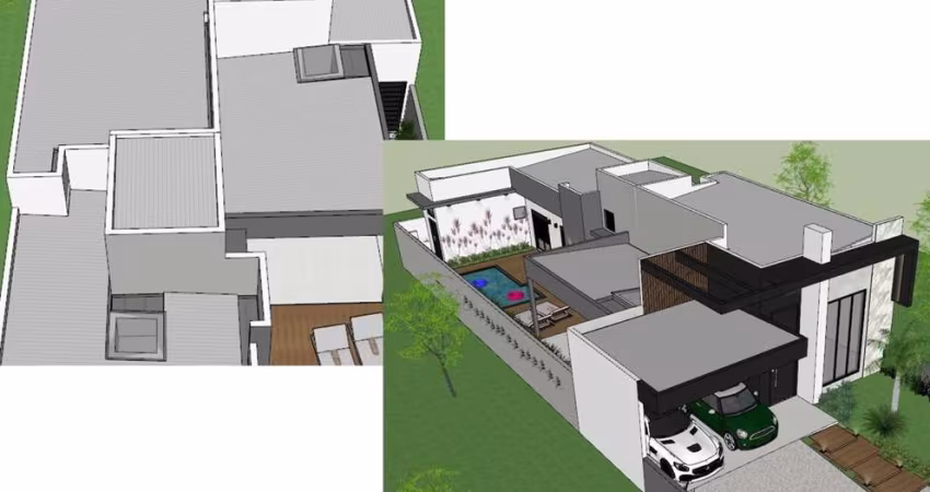 RR0175D CASA A VENDA 190m² JARDIM RECANTO DAS ÁGUAS  - OPORTUNIDADE - 3 Suítes 2 Vagas - Nova Odessa, SP - Ótima Localização