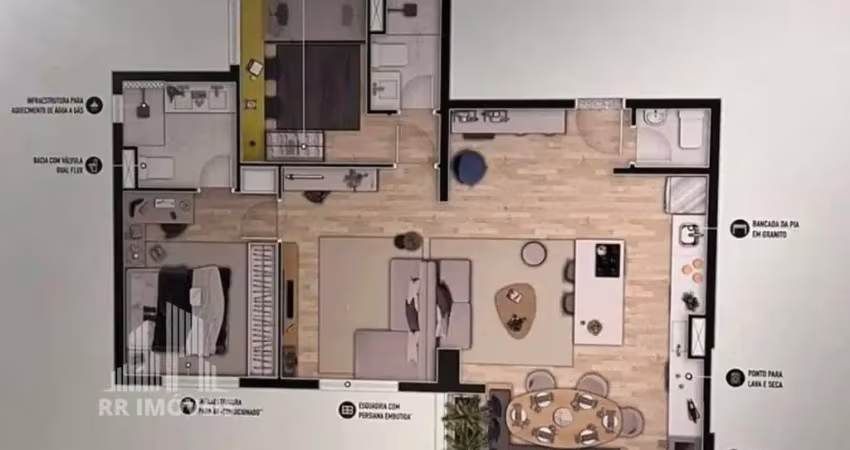 Rr8299 apartamento 81m² condomínio manacá barueri - barueri, sp - 3 dorms 2 vagas - oportunidade - ótima localização - aldeia barueri