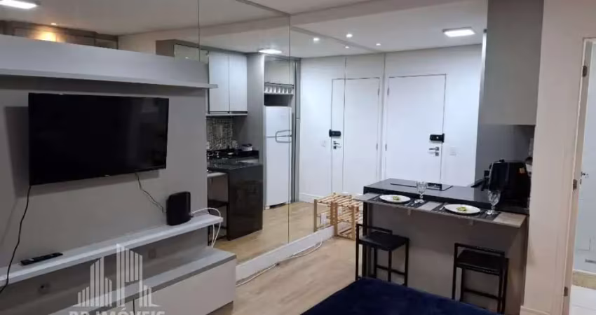 Rr8492 studio mobiliado 26m² condomínio selenita residence long stay - oportunidade - 1 dorm 1 vaga - barueri, sp - ótima localização - bethaville