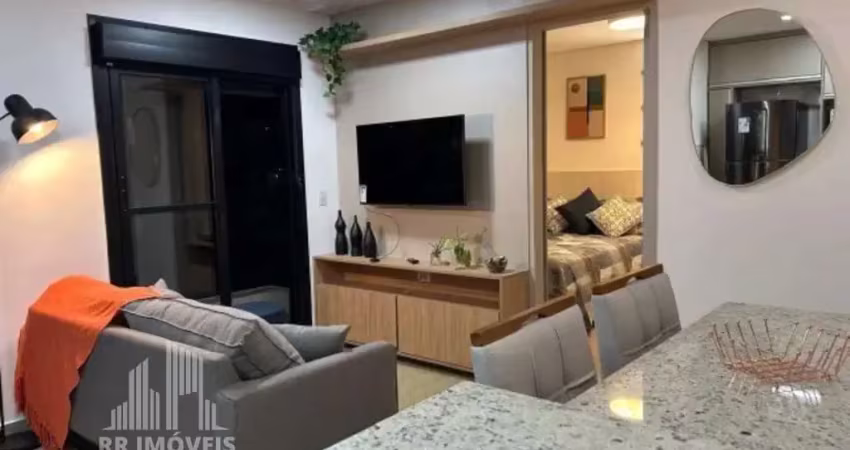 Rr8534 apartamento mobiliado 41m² condomínio fiori - oportunidade - 1 dormitório 1 vaga - barueri, sp - ótima localização - avenida copacabana