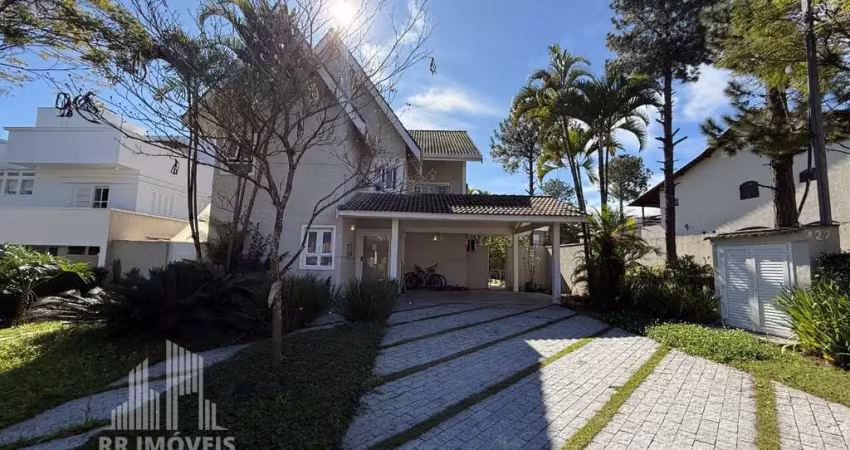 Rr8580 casa mobiliada 299m² condomínio residencial 12 - oportunidade - 3 suítes 2 vagas - santana de parnaíba, sp - ótima localização - alphaville