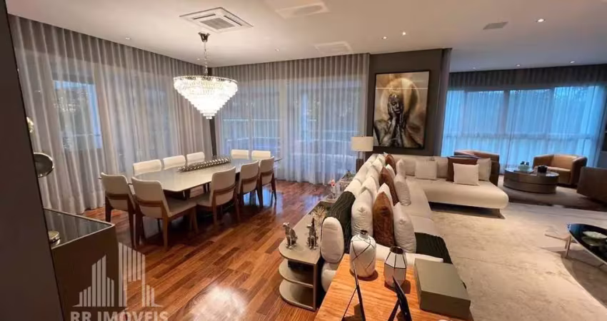 Rr8597 apartamento 367m² condomínio the penthouses - oportunidade - 5 suítes 5 vagas - santana de parnaíba sp - tamboré - ótima localização