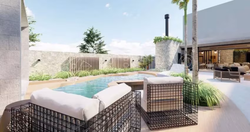 Casa térrea 4 suítes e piscina à venda condomínio Royal Park