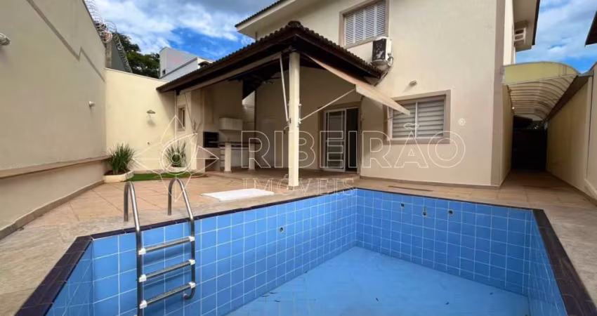 Casa sobrado em condomínio com 3 suítes e piscina para locação no bairro Nova Aliança