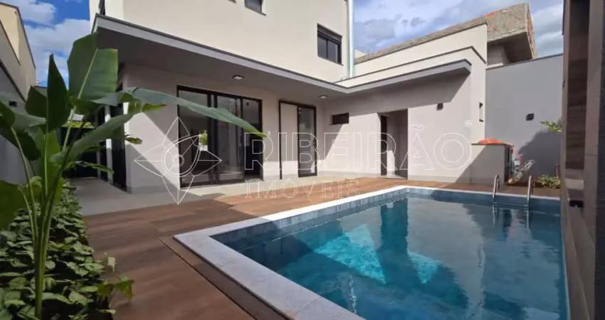 Casa com 03 suítes e piscina em condomínio no jardim san marco