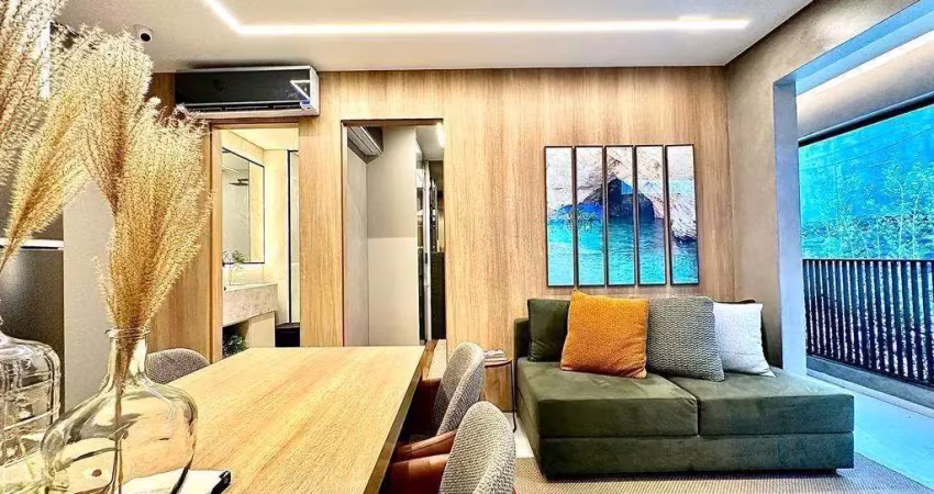 Apartamento para venda de 37,78m, 2 dormitórios, 1 vaga.
