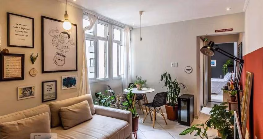 Apartamento à Venda - Santa Cecília, 1 Quarto,  54 m2