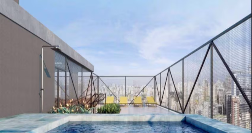 Apartamento à venda com 33m², 1 d0rmitório, 1 b1nheiro