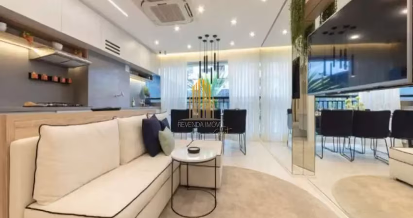 Condomínio side barra funda, apartamento à venda com 42m², 2 quartos, 1 banheiro, varanda gourmet, v