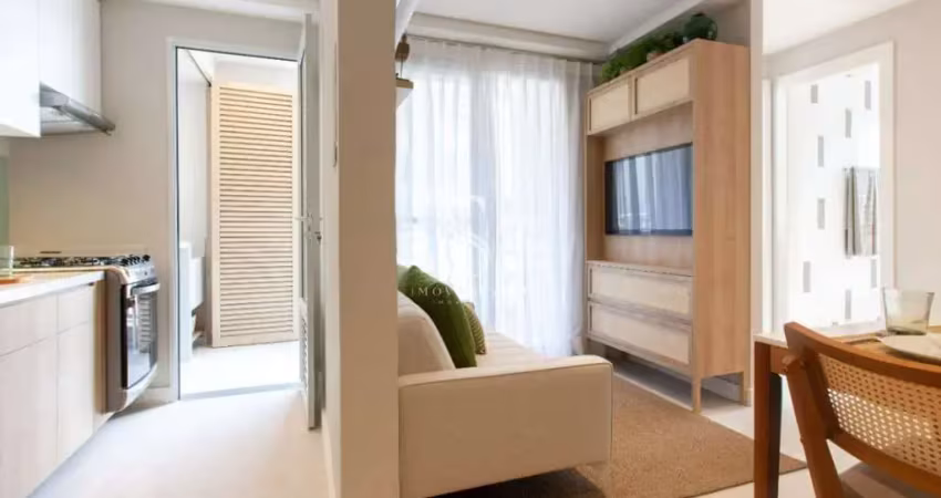 Apartamento de 35m² com dois dormitorios e um banheiro em barra funda condomínio edifício flow local
