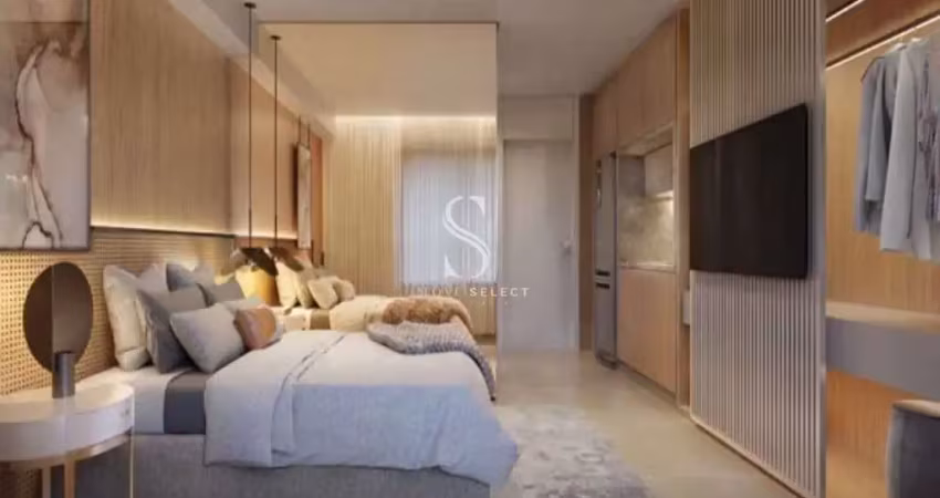 Condomínio nex one estação perdizes - studio de 31m² com 1 dormitório e 1 banheiro.