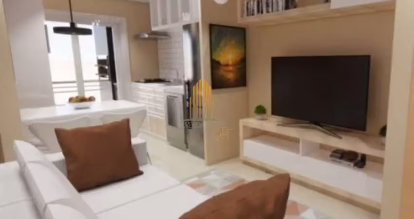 Edificio vila gea, campo grande- apartamento de 51m² com 2 dormitórios, 1 suite e 1 vagas á venda