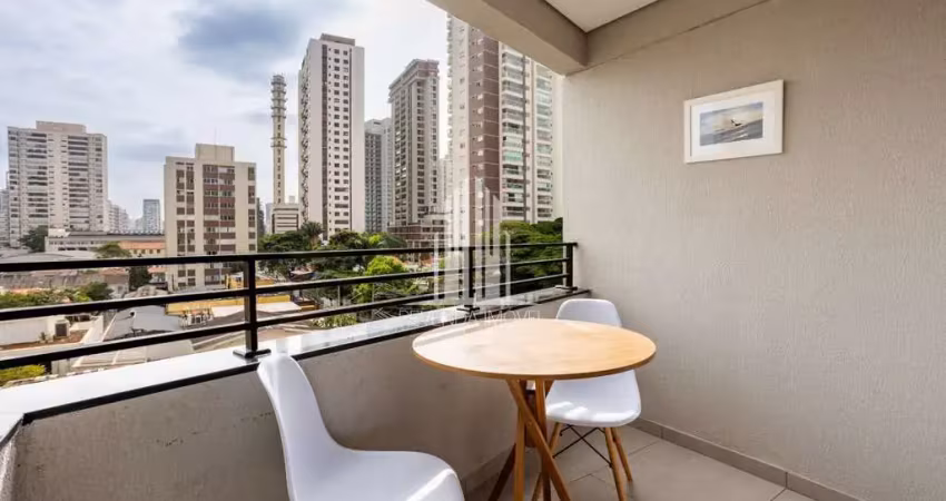 Imperdível oportunidade: apartamento à venda no brooklin, são paulo - sp, 1 quarto, 1 banheiro, 25m² de área.