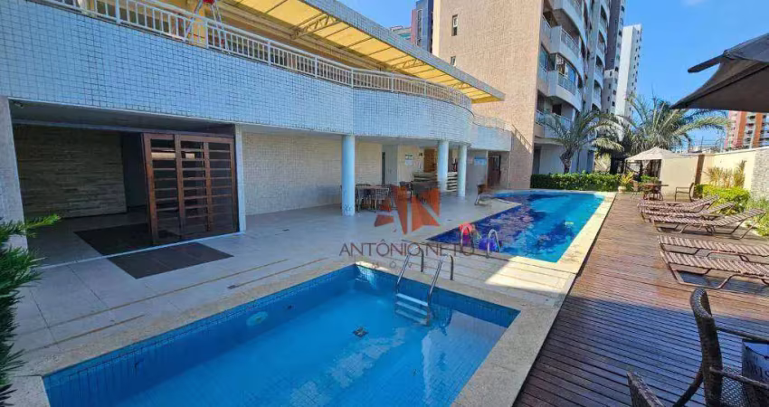 Apartamento com 2 dormitórios para alugar, 71 m² por r$ 4.178,86/mês - guararapes - fortaleza/ce