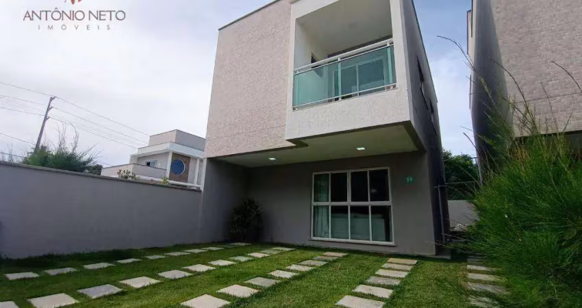 Casa em condomínio fechado com 3 dormitórios à venda, 105 m² por R$ 585.000 - Eusébio - Eusébio/CE
