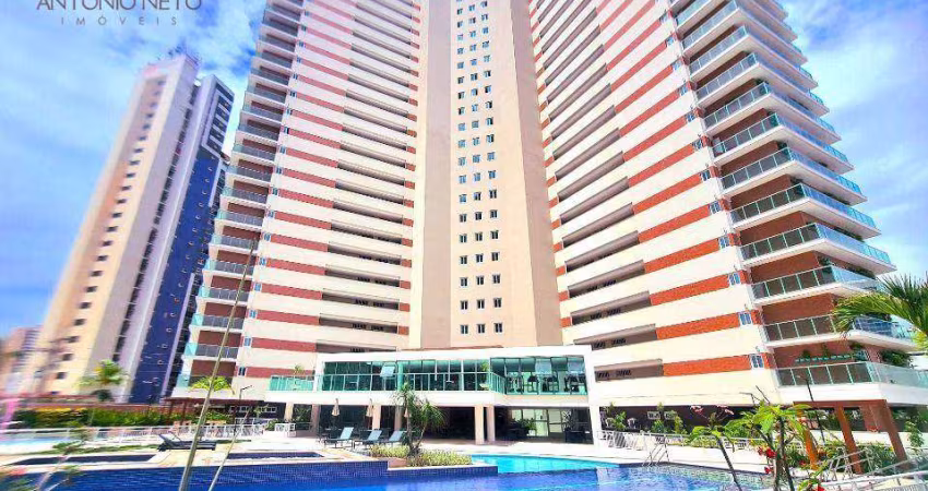 Apartamento com 2 dormitórios para alugar, 97 m² por R$ 4.929,37/mês - Papicu - Fortaleza/CE