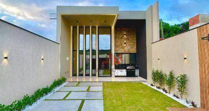 Casa com 3 dormitórios à venda, 118 m² por r$ 599.000,00 - eusébio - eusébio/ce