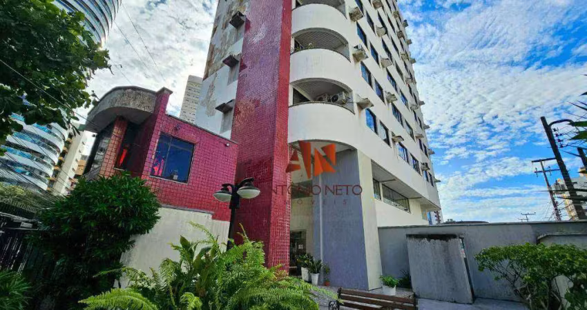 Apartamento com 3 dormitórios à venda, 101 m² por r$ 640.000,00 - meireles - fortaleza/ce