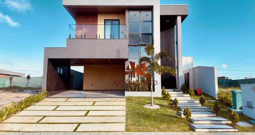 Casa com 4 dormitórios à venda, 214 m² por r$ 1.400.000,00 - cidade alpha - eusébio/ce