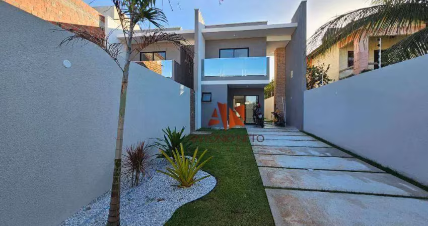 Casa com 3 dormitórios à venda, 123 m² por r$ 639.000,00 - edson queiroz - fortaleza/ce