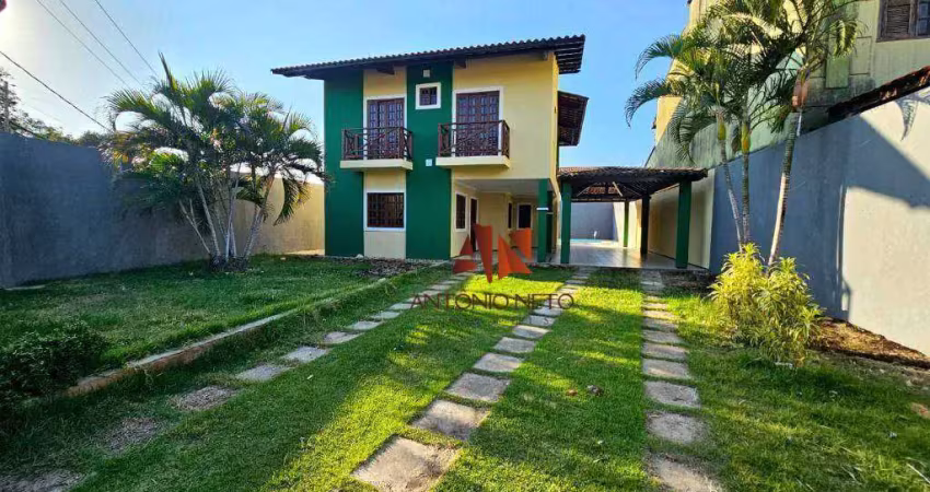 Casa com 4 dormitórios para alugar, 250 m² por r$ 6.000,00/mês - lago jacarey - fortaleza/ce