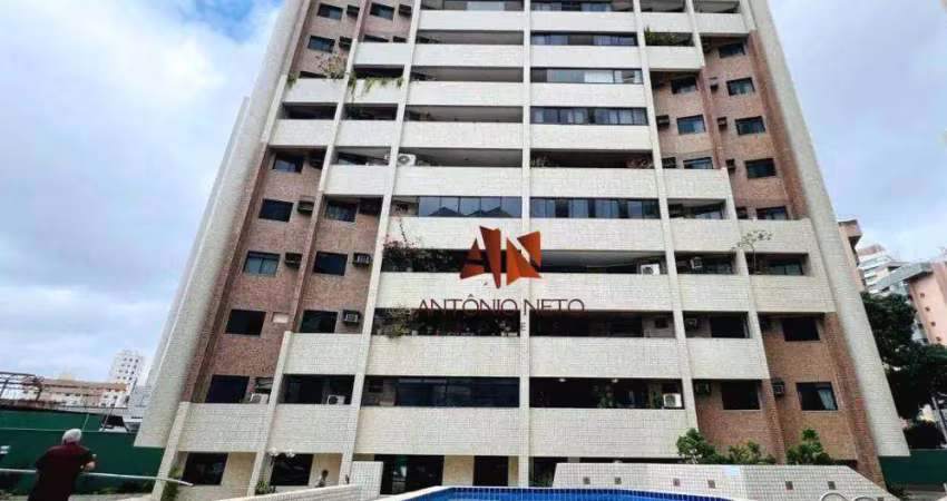 Apartamento com 4 dormitórios à venda, 170 m²  - meireles - fortaleza/ce