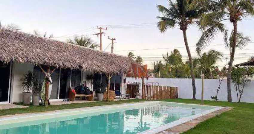 Pousada com 8 quartos à venda, 490 m² por r$ 4.200.000 - cumbuco - caucaia/ce