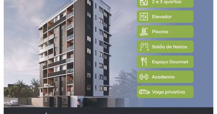 Apartamento com 2 dormitórios à venda, 59 m² por R$ 561.145 - Intermares - Cabedelo/PB