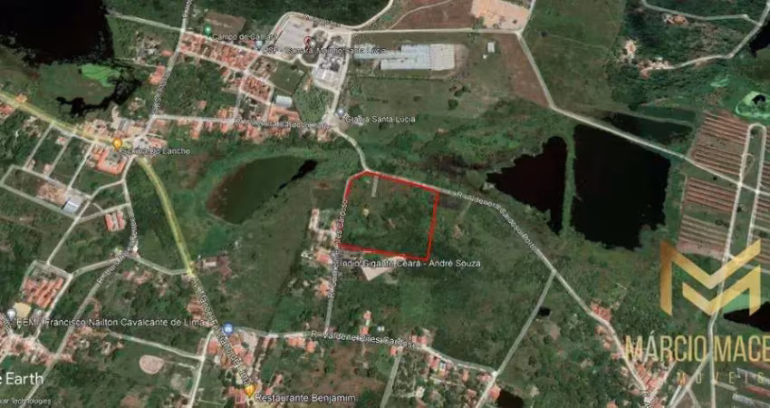Terreno à venda, 37000 m² por r$ 1.480.000,00 - camará - aquiraz/ce