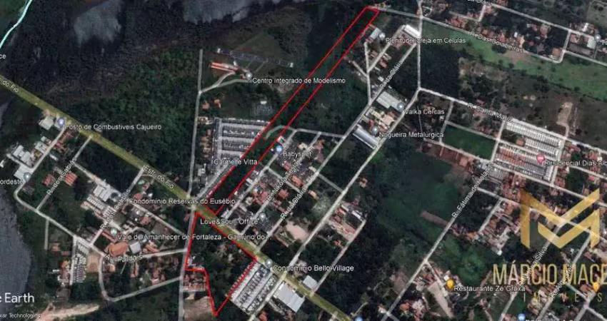 Terreno à venda, 56664 m² por r$ 11.300.000,00 - encantada - eusébio/ce
