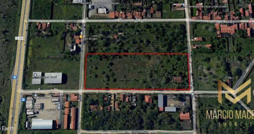 Terreno à venda, 20000 m² por r$ 2.400.000,00 - pavuna - pacatuba/ce
