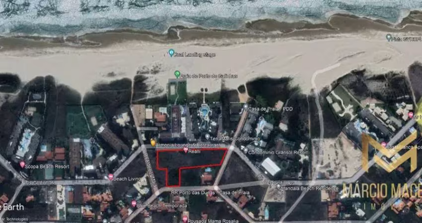 Terreno à venda, 7109 m² por r$ 6.300.000,00 - porto das dunas - aquiraz/ce