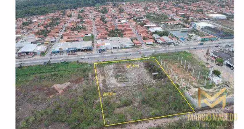Terreno à venda, 8700 m² por r$ 7.000.000,00 - parque soledade - caucaia/ce