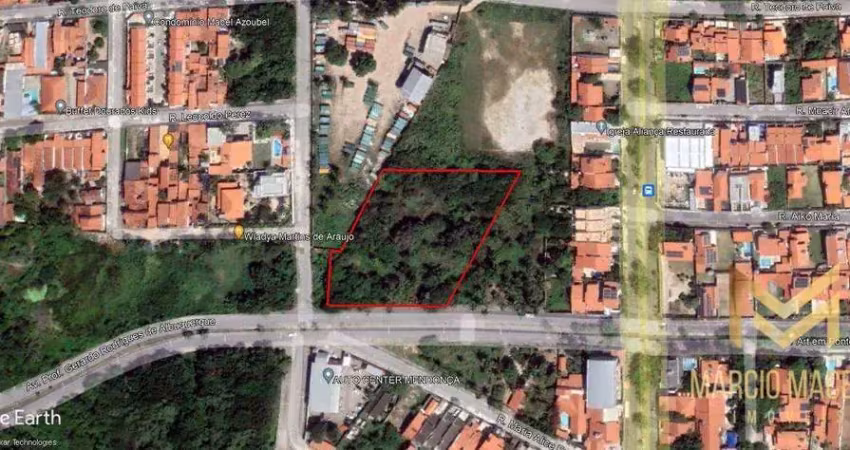 Terreno à venda, 8217 m² por r$ 12.500.000,00 - engenheiro luciano cavalcante - fortaleza/ce