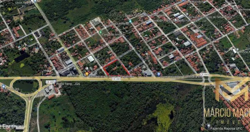 Terreno à venda, 9800 m² por r$ 9.000.000,00 - cágado - maracanaú/ce