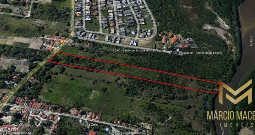 Terreno à venda, 31200 m² por r$ 9.360.000,00 - mangabeira - eusébio/ce