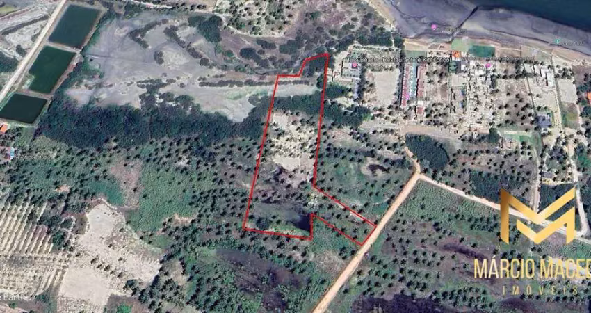 Terreno à venda, 18615 m² por r$ 3.600.000 - ilha do guajiru - trairi/ce
