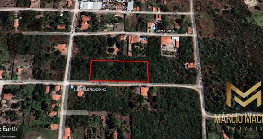Terreno à venda, 5500 m² por r$ 660.000,00 - são josé - pacatuba/ce