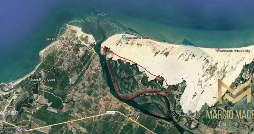 Terreno à venda, 9530000 m² por r$ 35.000.000,00 - zona rural - aracati/ce