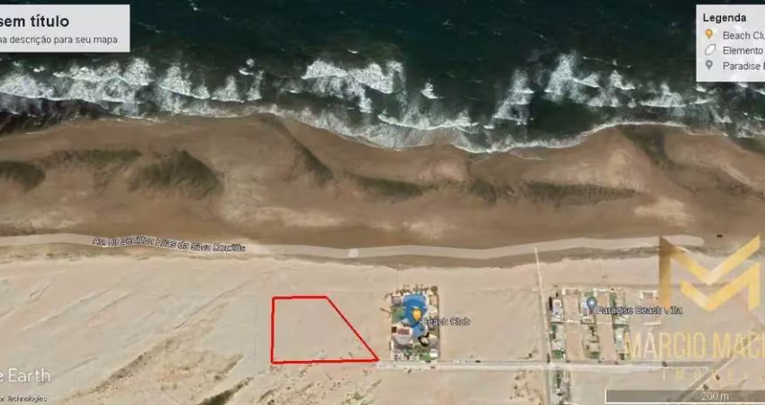 Terreno à venda, 4500 m² por r$ 3.600.000,00 - flecheiras - trairi/ce