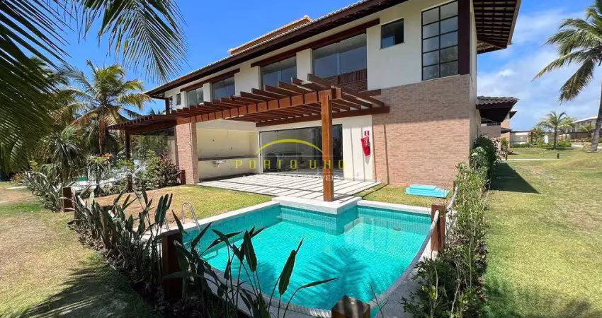 Bangalô 4 quartos no imbassai privilege com praia, lazer completo e segurança em imbassaí