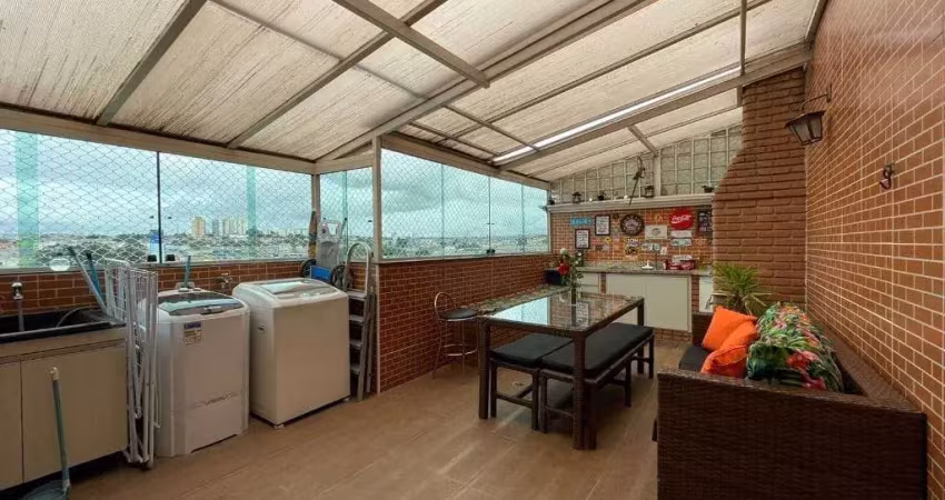 Cobertura 2 andares, com área gourmet, 2 dormitórios e 1 vaga, 90 m² - aricanduva - são paulo