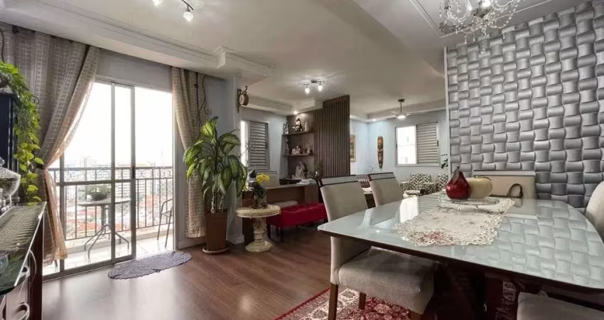 Apartamento único no último andar com sala ampla, 3 dormitórios (1 suíte) e 2 vagas, 97 m² - tatuap
