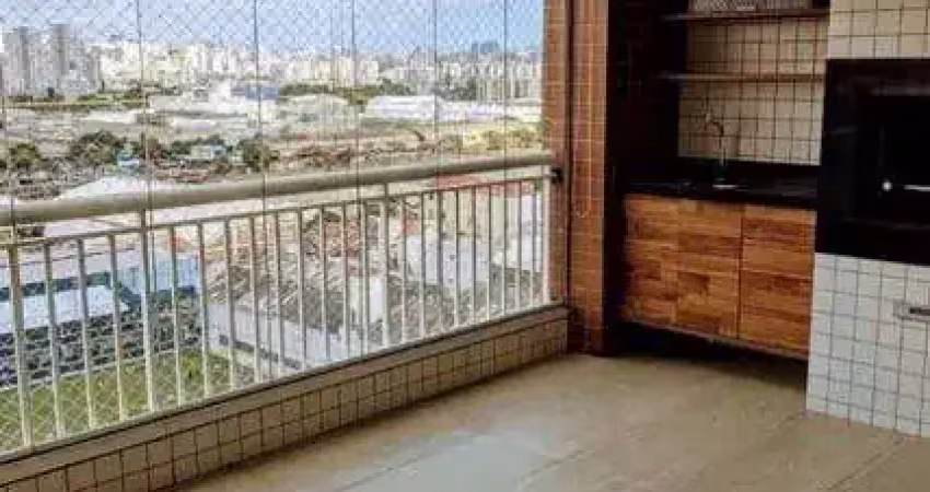 Lindo apartamento para locação no timing mooca, com 119m², 3 dormitórios (1 suíte), varanda gourmet