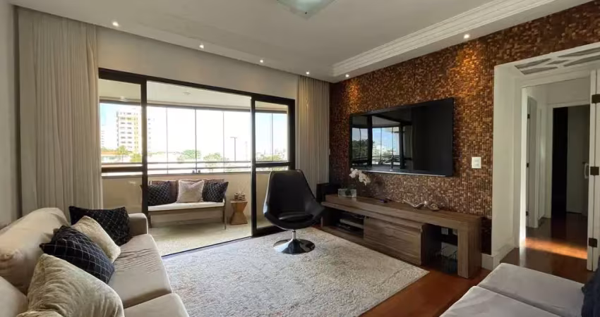 Apartamento mobiliado de alto padrão para alugar no anália franco ao lado do parque ceret – 107m² d
