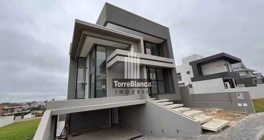 Casa em condominio à venda, jardim carvalho, ponta grossa, pr