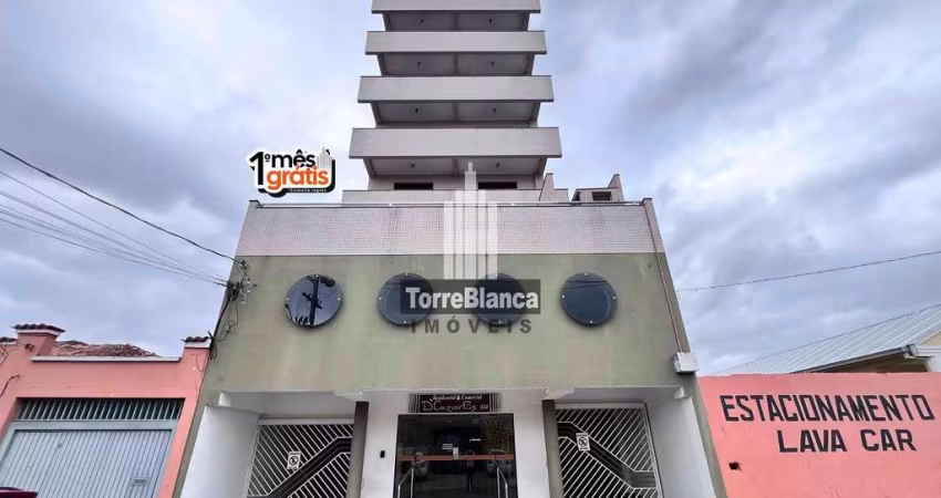 1° MÊS DE ALUGUEL GRÁTIS * - Flat para locação no centro da cidade, 1 dormitório ideal para você es
