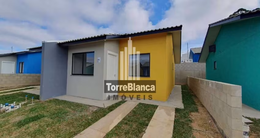 Casa no Condomínio Viva Princesa  para locação com 2 quartos,  área externa , 60 m² - Uvaranas, Pon