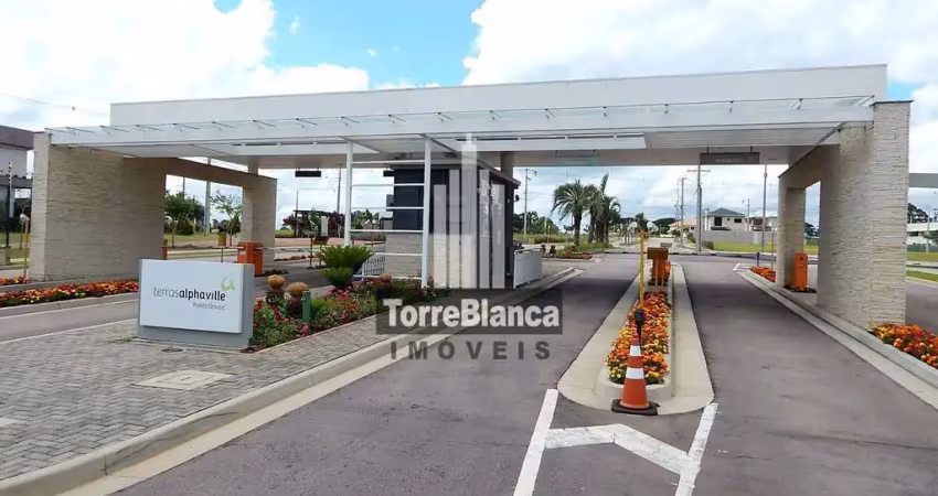 Terreno de esquina à venda, terras alphaville, jardim carvalho, ponta grossa, pr