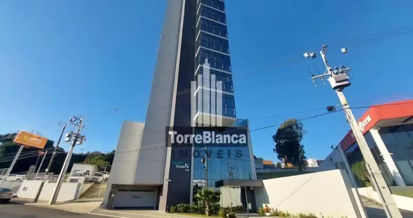 Sala comercial para locação, 168 m², 1 vaga, edifício health tower, centro - ponta grossa/pr